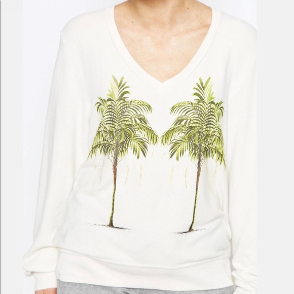 Wildfox Twin Palm Tree T-Shirt - Picture 3 of 7
